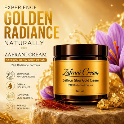 Zafrani Cream Saffron Glow Gold Cream with 24K Radiance