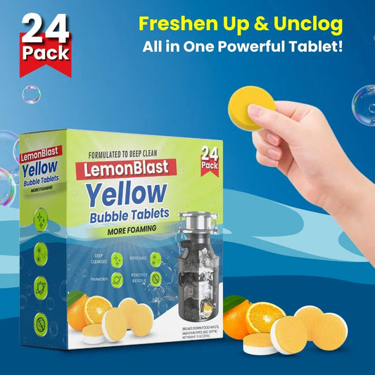 LemonBlast Yellow Bubble Tablets  (Pack Of 24)
