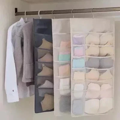 Double Sided Closet Hanging Organizer